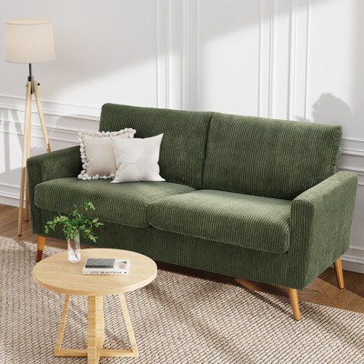 Vipbear 68" Loveseat Sofa,Modern Love Seat Couches for Living Room,Small Couch for Bedroom Office,Comfy Couch with Spring Cushion,Tool-Free Assembly