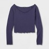 Women's Long Sleeve V-Neck T-Shirt - Wild Fable™ - 4 of 4