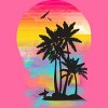Women's Design By Humans Color of Summer By clingcling Racerback Tank Top - 2 of 3