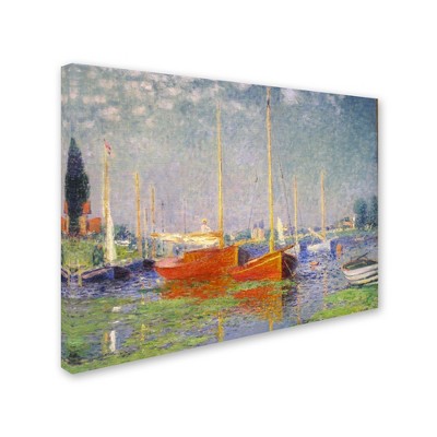 Trademark Fine Art -Claude Monet 'Argenteuil' Canvas Art
