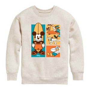 Boys' - Disney - Mickey & Friends Graphic Long Sleeve Fleece Sweatshirt - 1 of 4