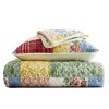 Peace Nest Soft Printed Coverlet Set Floral Geometric Bedspread, Modern Reversible Quilt and Shams Set - 3 of 4