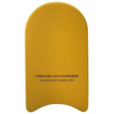 Kemp USA Large Swim Kickboard, Yellow