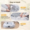 GOTGELIF Collapsible Plush Cat Tunnel Bed Pet Toy for Indoor Cats - 3 of 4
