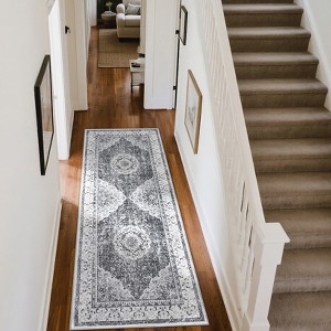 Boho Rugs for Living Room,Short Pile Area Carpets Washable Large Rugs for Bedroom Modern Vintage Classic Lounge Rug - 1 of 4