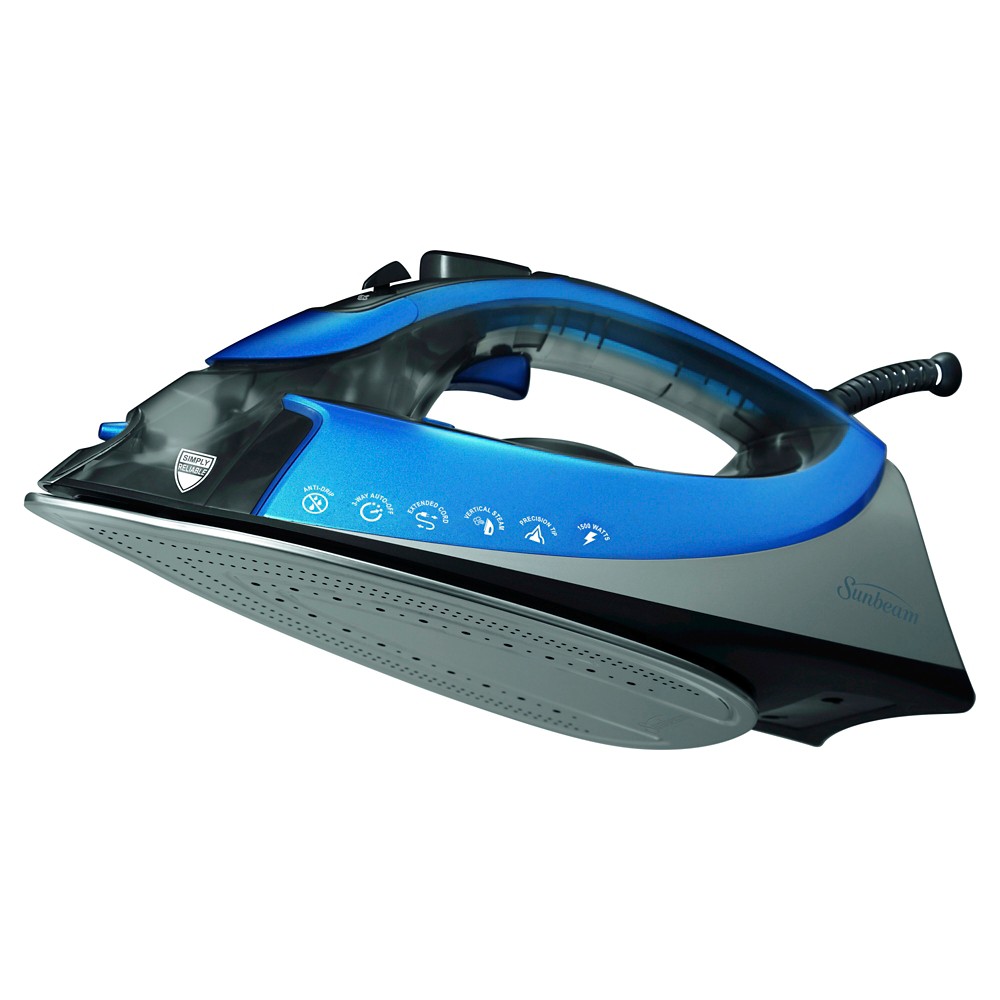 UPC 027045775748 product image for Sunbeam Turbo Steam Iron, Silver & Blue, Gcsbcs-200-000, Dark Blue | upcitemdb.com