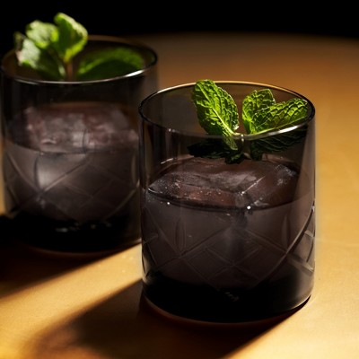 Viski Admiral Bourbon Scotch Old Fashioned Whiskey Glasses