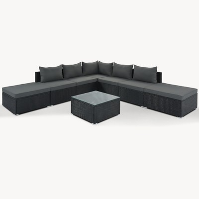 YOOCOZZ 8-Piece Patio Conversation Set with Cushions