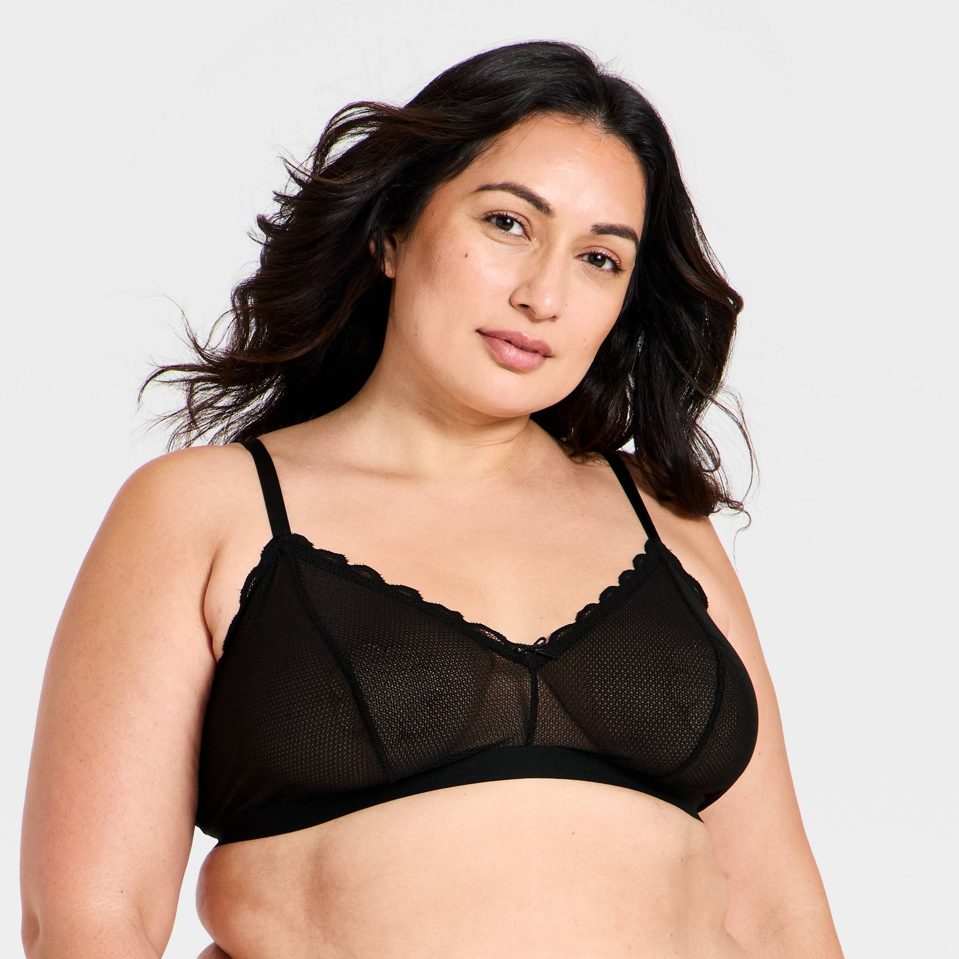 Women's Unlined Bralette - Auden™ Black 2X