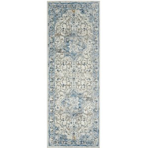LIVN CO. Traditional Medallion Woven Medium Soft Pile Area Rug - 1 of 4
