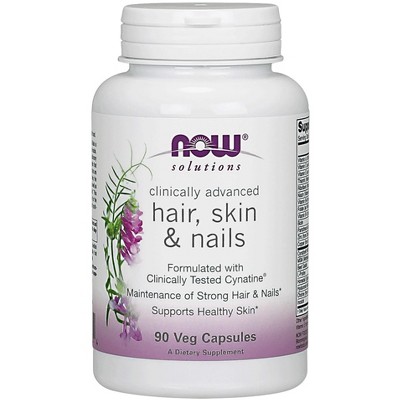 Solutions Hair, Skin & Nails Formula by Now Foods  -  90 Capsule