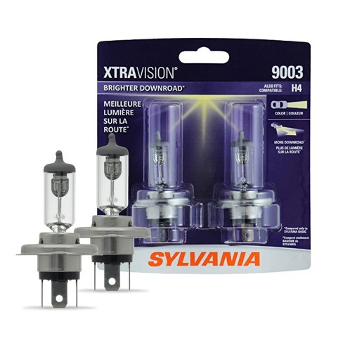 Sylvania 9003 (also Fits H4) Xtravision Halogen Headlight Bulb