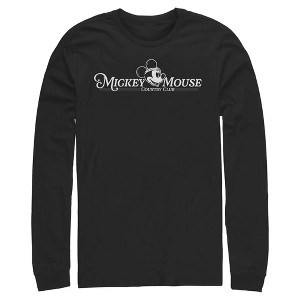 Mens Mickey & Friends Country Club Mickey Long Sleeve Shirt - 1 of 4