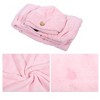 Unique Bargains Women's Microfiber Bath Wrap Towel with Hair Towel Wrap 28.4" Length 1 Set - 3 of 4