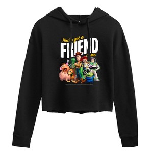 Women's - Disney - You've Got A Friend In Me Cropped Graphic Hoodie - 1 of 3