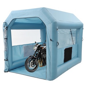 Inflatable Paint Booth Tent with 3-Layer Filter, Portable DIY Spray Booth for Cars, Motorcycles, Garage, Furniture & Parts Painting - 1 of 4