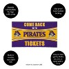 Evergreen Come Back with Tickets East Carolina University 28" x 16" Woven PVC Indoor Outdoor Doormat - 3 of 4