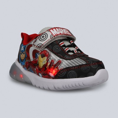 Toddler Boys' Marvel Avengers Sneakers - Black/Silver