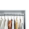 Keloyid 63 in. W White Tower System Modular 7 -Shelf Wood Closet System with 2 Drawers - 3 of 4