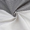 LunaLulinlk Shower Curtain Black and Grey - 2 of 4