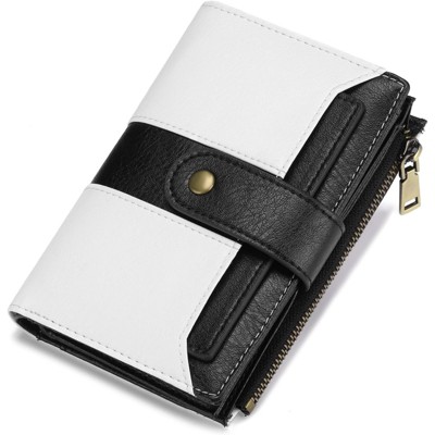 BEAFUP Wallets for Women - Stylish PU Leather Bifold Wallet with RFID Blocking & ID Window - Perfect for Travel,Parties and Shopping