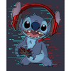Women's Lilo & Stitch Red and Blue Gamer T-Shirt - 2 of 4