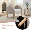 Akoasm Accent Chair, Arm Chair with Solid Wooden Frame For Living Room & Bedroom-Multicolor - 3 of 4