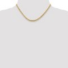Black Bow Jewelry 4mm 10K Yellow Gold Hollow Anchor Chain Necklace - 2 of 4