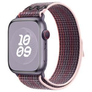 HTUTWOO Nylon Apple Watch Band, Sport Loop Strap 38/40/41/42/44/45/46/49mm, Fit for iWatch Series 11 10 9 8 7 6 5 4 3 2 1 SE Ultra - 1 of 4