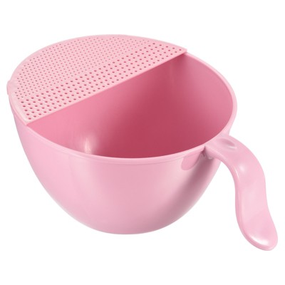 Unique Bargains Kitchen Rice Washing Bowl Strainer Colander Bowl Drain Basket
