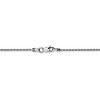Black Bow Jewelry 1.5mm, 14k White Gold, Solid D/C Round Wheat Chain Necklace - 4 of 4