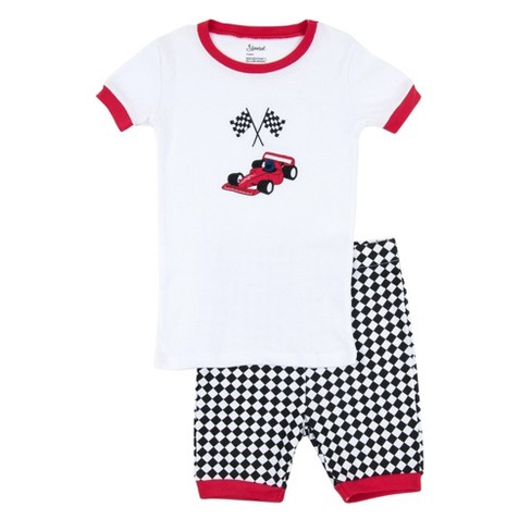 Leveret Kids Cotton Top And Fleece Pants Christmas Pajamas : Target