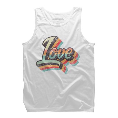 Men's Design By Humans Love By zeusshop Tank Top