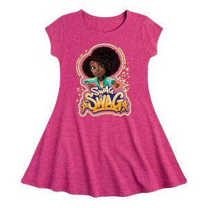 Girls' - Karma's World - Swag Is Swag Fit & Flair Cap Sleeve Dress - 1 of 1