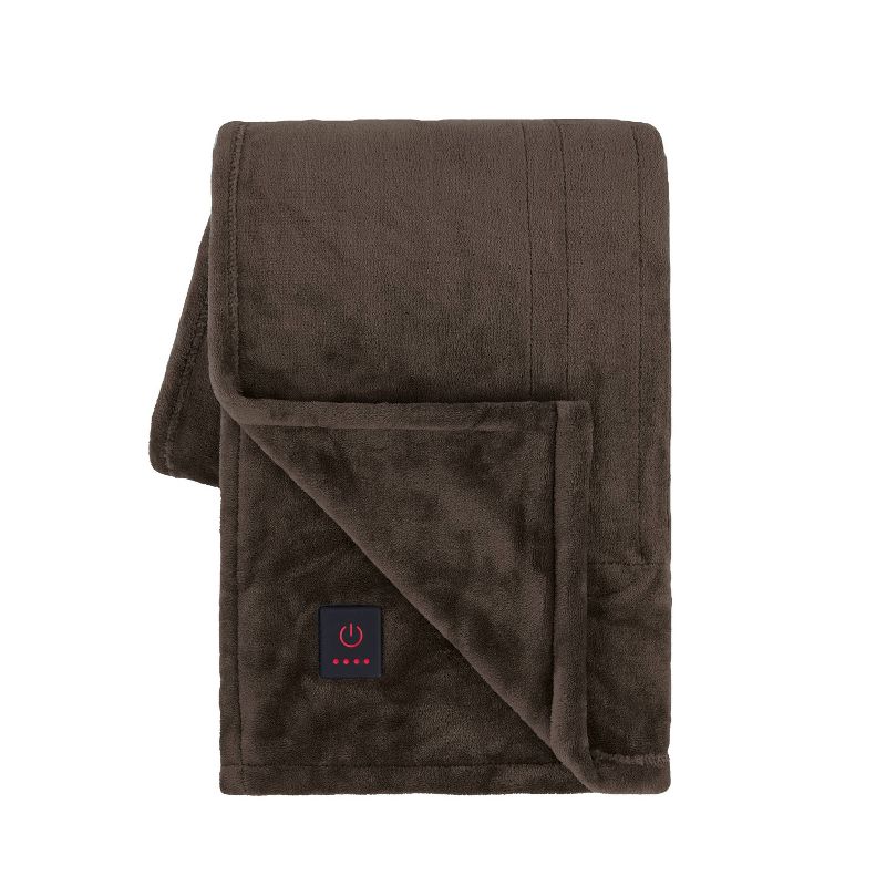 50"x60" Cozy Heated Throw Blanket - Brookstone, 4 of 12