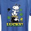 Women's - Peanuts - Lucky Short Sleeve Graphic T-Shirt - 2 of 4