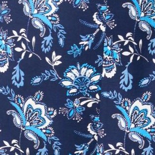 navy porcelain border