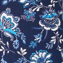 navy porcelain border