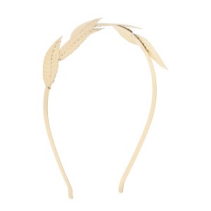 Unique Bargains Women's Elegant Headbands Gold Tone 1 Pc - 1 of 4