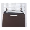 Mocha Commercial Grade 40,000 BTU Propane Standing Patio Heater with Wheels - 2 of 4