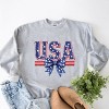 Simply Sage Market Coquette USA Bow Sweatshirt - 3 of 4