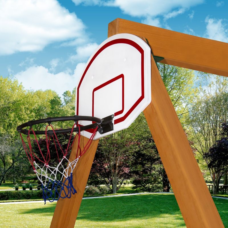 Gorilla Playsets Basketball Hoop with Ball, Pen, and Pump, 3 of 8
