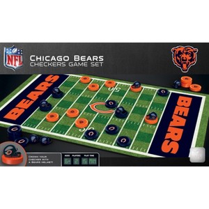MasterPieces Officially licensed NFL Chicago Bears Checkers Board Game for Families and Kids ages 6 and Up - 1 of 4