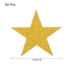 Unique Bargains Decorative Party Wedding Cardboard Five Star Paper Cutouts - 2 of 4
