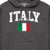 Men's - Instant Message - Italy Flag Graphic Fleece Pullover Hoodie - 2 of 4