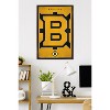 Trends International NHL Boston Bruins - Logo 25 Framed Wall Poster Prints - 2 of 4