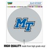 Middle Tennessee State Secondary Logo Automotive Car Window Locker Circle Bumper Sticker - 3 of 4