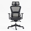 High Back Mesh Office Chair,Swivel Ergonomic Design for Luxurious Comfort and Stability,Perfect for Home Office - The Pop Home - 3 of 4