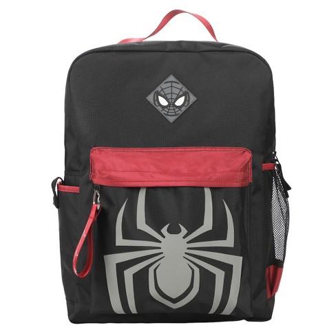 Spider-man Miles Morales Backpack Lunch Box Key Chain Case 5 Pc Set Blue :  Target