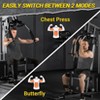 Coucheta Multifunctional Home Gym Machine - Full Body Workout Station with 100LB Weight Stack, LAT Pulldown, Chest Press & Leg Extension - 2 of 4